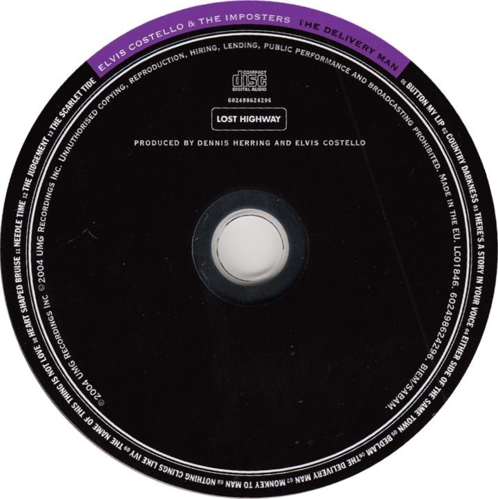 Elvis Costello & The Imposters  The Delivery Man : CD